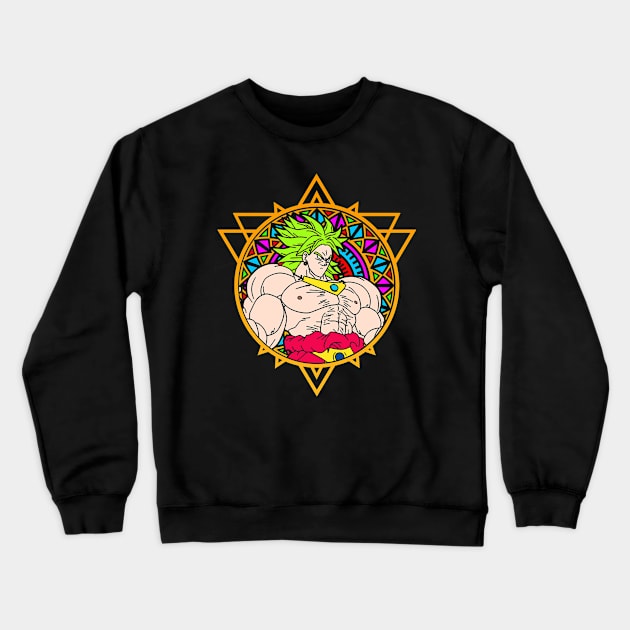 Esoteric Broly Crewneck Sweatshirt by Meca-artwork